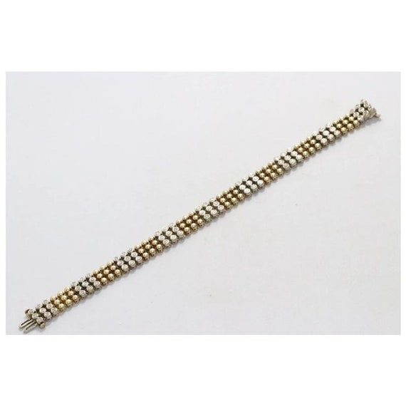 14 KT Gold 3.08 CT Diamond Bracelet - image 4