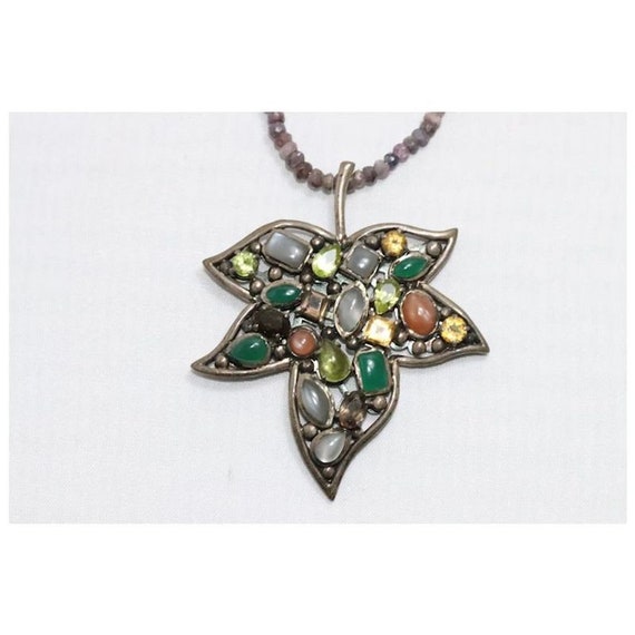 Natural Untreated Faceted Ruby And Sterling Silve… - image 2