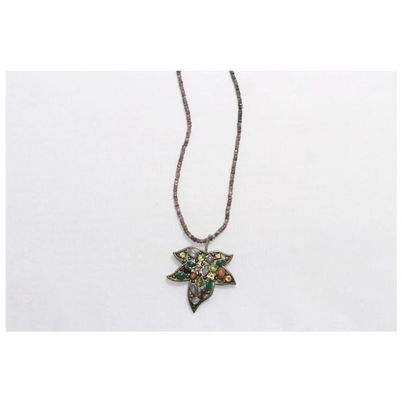 Natural Untreated Faceted Ruby And Sterling Silve… - image 4