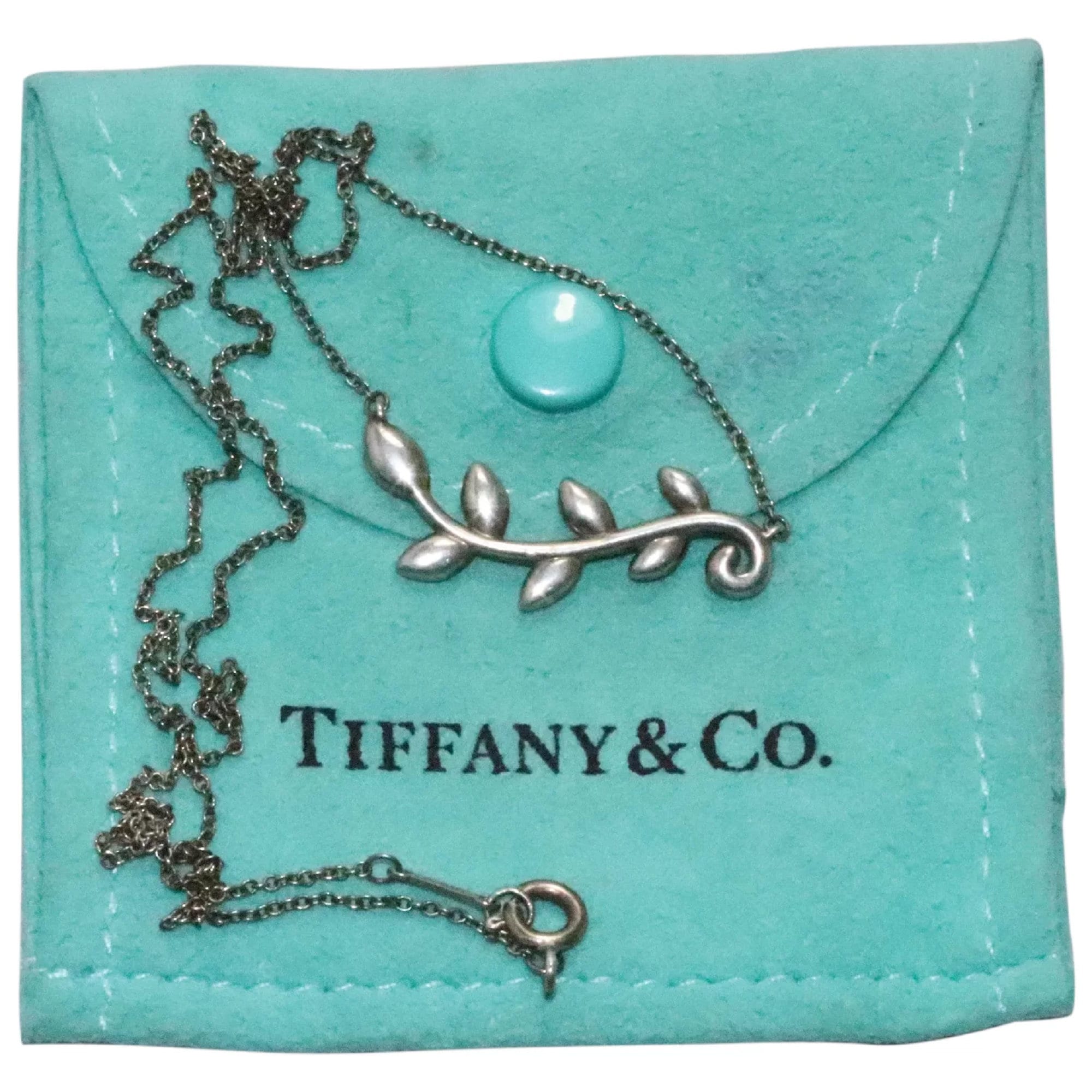 Tiffany and co olive branch necklace deals