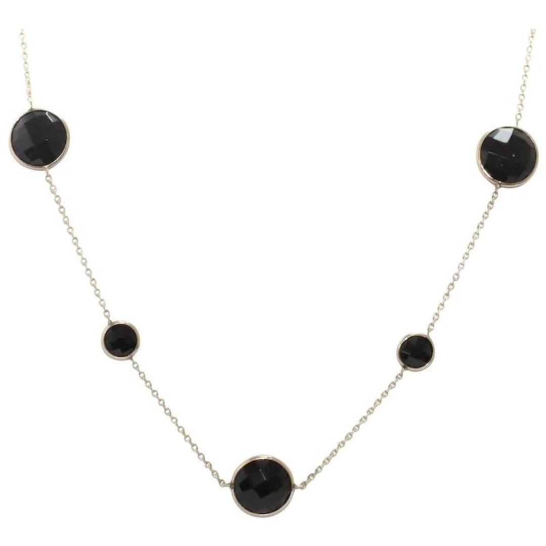 オニキス✖️１４K ネックレス ブラックオニキス付き14Kゴールドネックレス - Etsy 日本