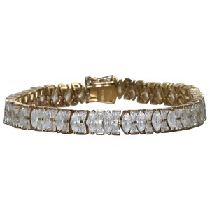 Sterling Silber zirkonia Stein Armband