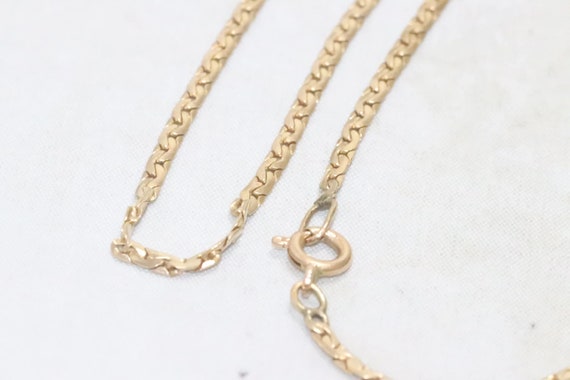 14KT Yellow Gold Curb Link Chain Necklace - image 3