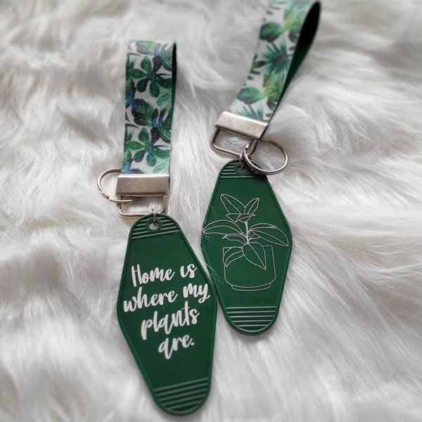 Home is where my Plants are - Lanyard - Keychain - Porte-clés