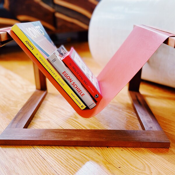 Leather Magazine Rack Etsy