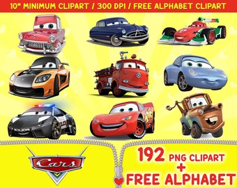 Download Disney Disney Cars Characters Clipart