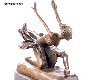 1930年頃定価40万◆D・H チパルス エジプトダンサー アールデコ ブロンズ 1930年頃定価40万◇D・H チパルス エジプトダンサー アールデコ