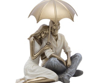 Couple Art Love Sculpture, Man and Woman Sculpture, Figurine Ornament Statue, Decor Wedding Gift, Love Craft Ornament, Romantic Couple Gift