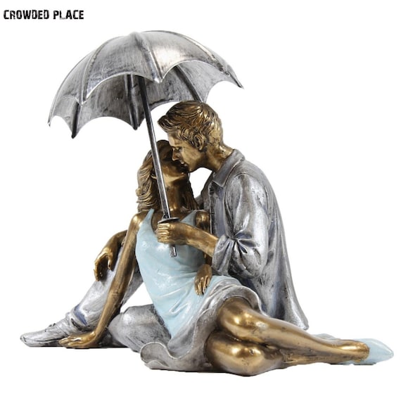 完璧すぎて可愛げがない of Sculpture Couple Home Umbrella, an Under Sitting Love in 置物