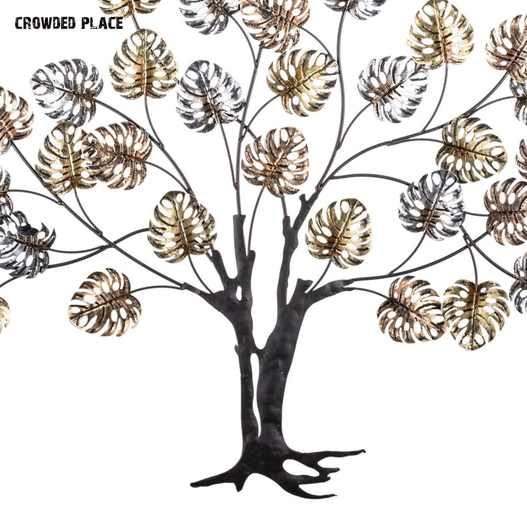 Metal Tree Wall Decor 29x27 Large Metal Wall Etsy