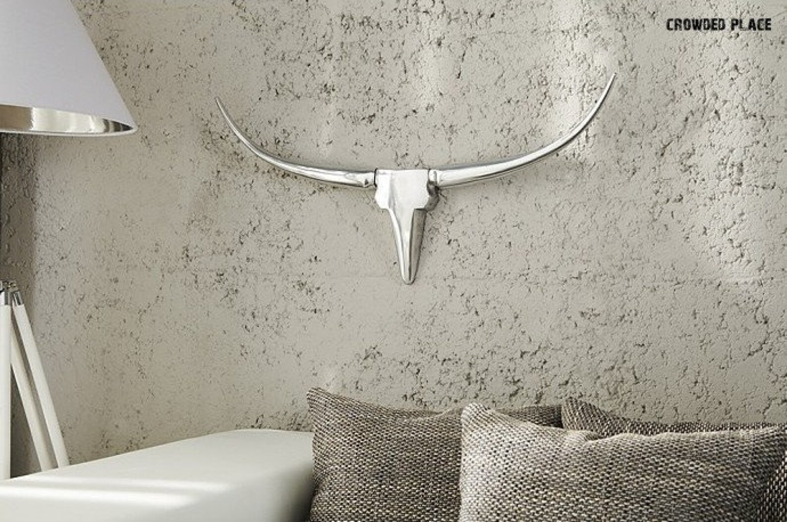 Bull Head Wall Mount 29x13 Silver Bull Hunting Etsy