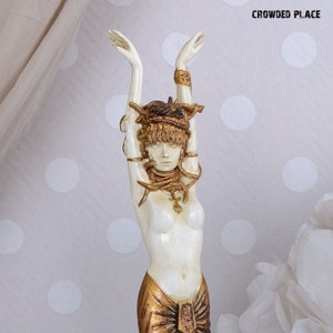 Medusa female statue, Legendary character design, Art Nouveau Gorgon sculpture, Table decoration, Medusa Gorgon sculpture Greek mythology