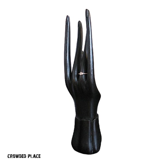 Wooden hand 2024 jewelry holder