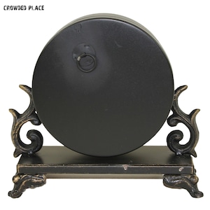 Metal Table Clock, Vintage Black Desk Clock, Vintage Clock for Home ...