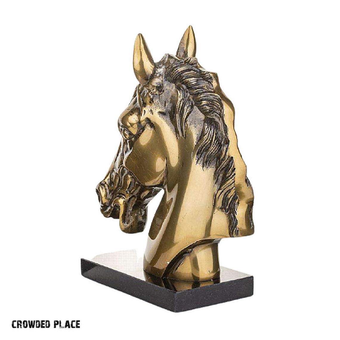 Statua Cavallo In Piedi Resina – Scultura Elegante Stile Europeo, Decorazione Da Scrivania Per Casa O Ufficio, Simbolo Di Forza E Successo (Bianco, 31,5x18 Cm)