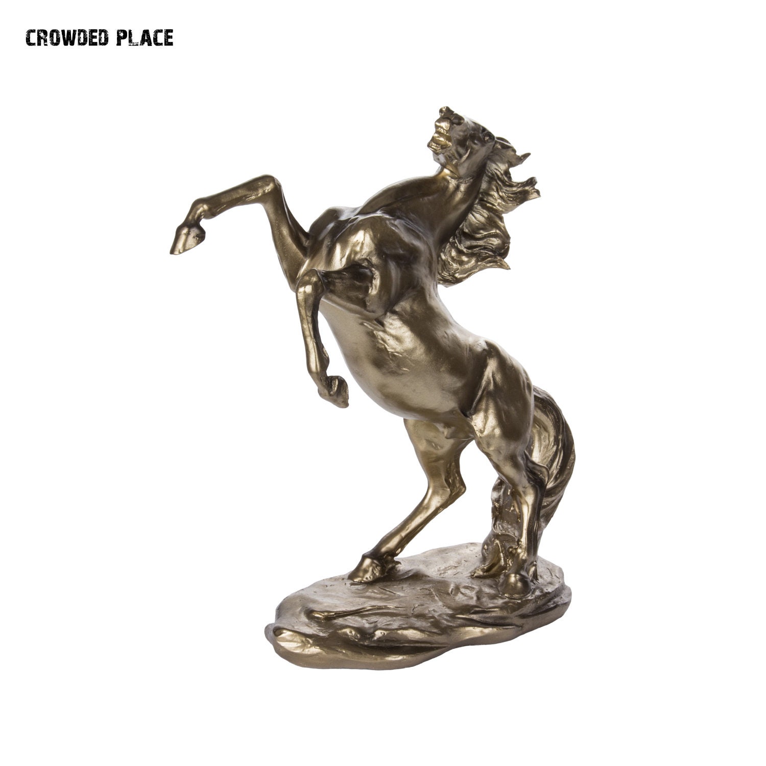 11 Horse Sculpture on Base Horse Decoration Rearing Etsy