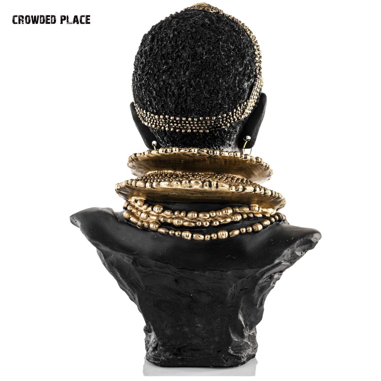 African Woman Sculpture Bust Tabletop Bust Decor Woman Etsy