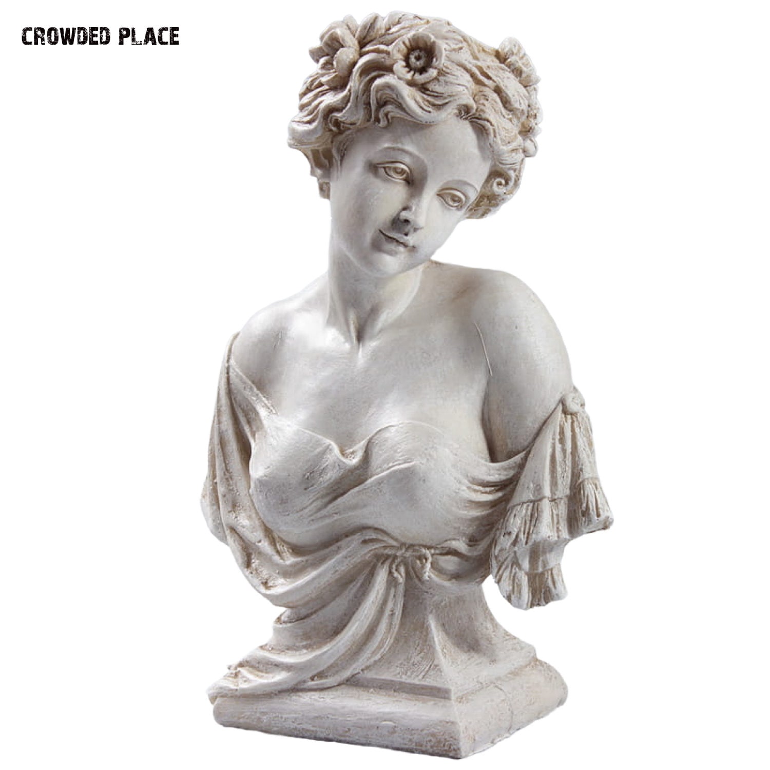 Bust of Woman Art Nouveau Sculpture 12, Female Bust Statue Art