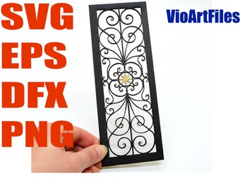 Window Grill  Digital Svg Dxf Eps File template Download Laser Cricut Glow Forge