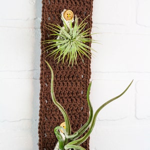 CROCHET PATTERN x Crochet Boho Plant Hanger Pattern, Plant Holder Pattern, Air Plant Display Pattern, Wall Decor Pattern, English Download image 5