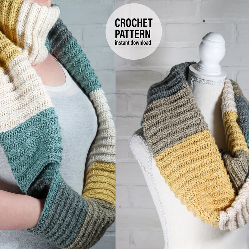 Infinity Scarf Pattern Etsy