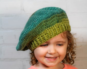 Einfache Beret X CROCHET Anleitung, Größen Frühchen bis Erwachsene, englisch PDF Download,