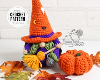 HÄKELN Anleitung X Hexenwichtel, Englisch PDF Download, Halloween Wichtel Anleitung