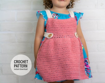 CROCHET PATTERN X Vintage Crochet Apron X English PDF Pattern only