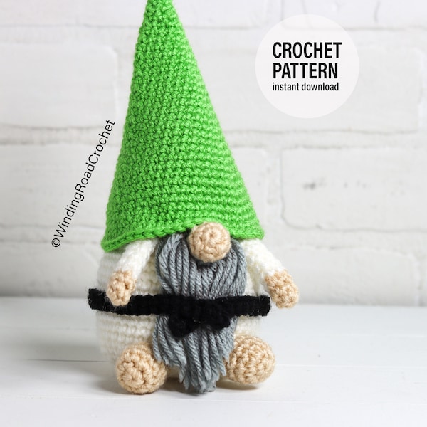 CROCHET PATTERN X Crochet Karaté Gnome, Anglais PDF Télécharger, Martial Arts Gnome Pattern