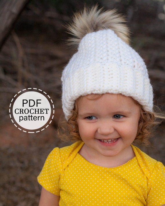 Everyday Ribbed Crochet Hat Pattern – Mama In A Stitch