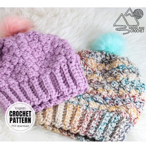 CROCHET PATTERN X Crochet Hat Pattern, English PDF Download, Crochet Beanie Pattern