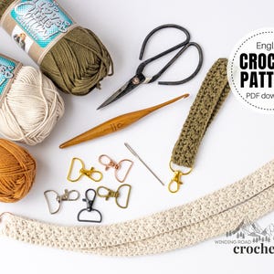 PATRÓN DE GANCHILLO X Patrón de crochet para cordón Creekside, descarga en PDF en inglés, el patrón incluye 2 tamaños, enlace al videotutorial