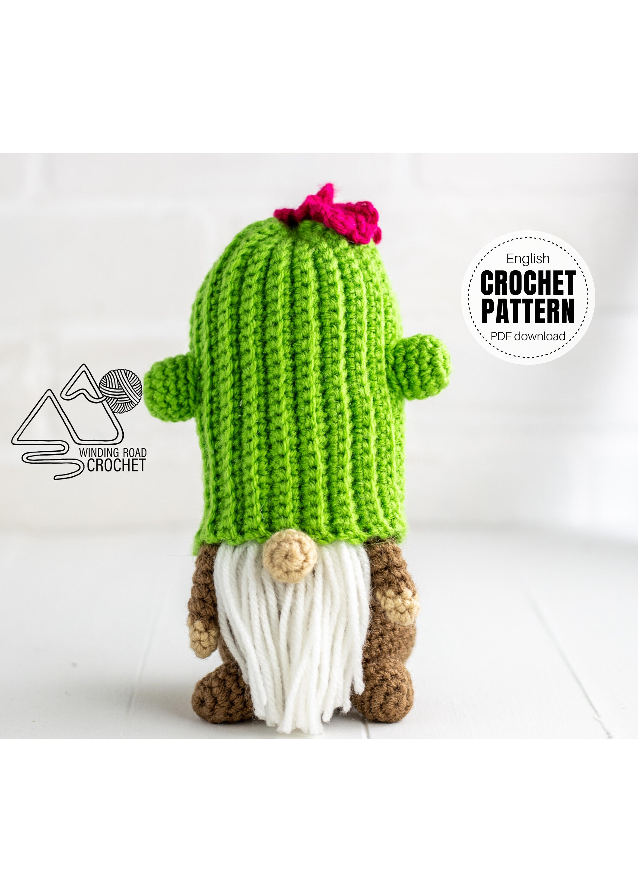 Complete Crochet Set For Beginners, DIY Potted Cactus Crochet Set With  Knitting Markers Easy Yarn Ball, Instruction - AliExpress