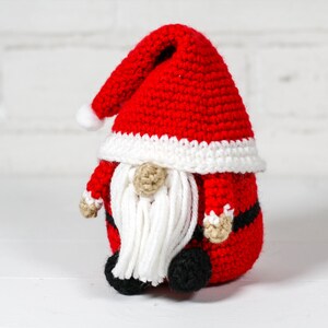 CROCHET PATTERN X Santa Gnome Pattern X English PDF Pattern only X Christmas Gnome Crochet Pattern image 3