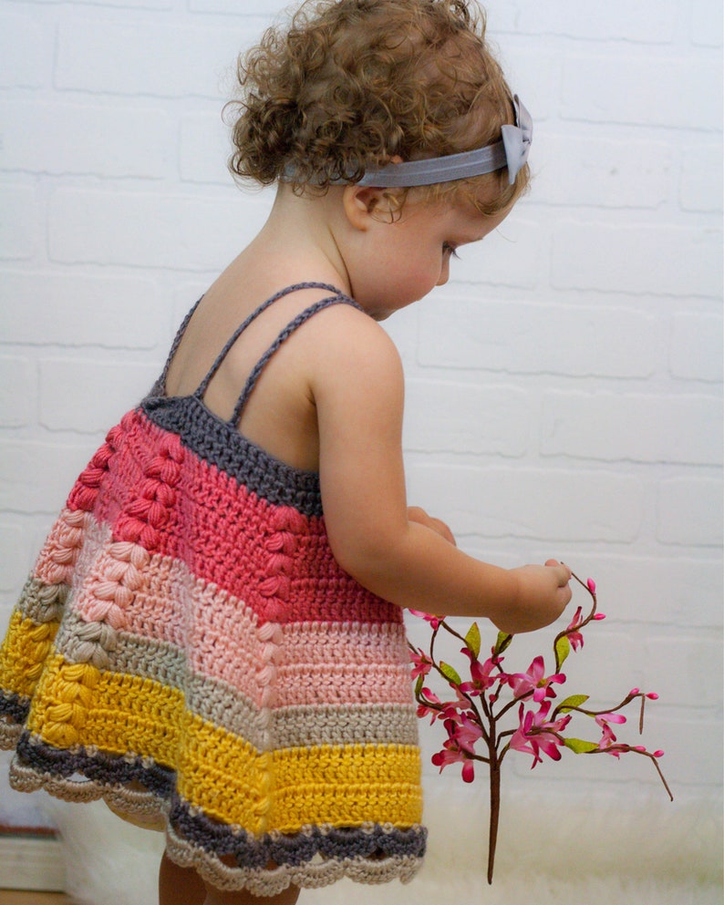 Crochet Toddler Dress Pattern Crochet Baby Dress Pattern for Etsy