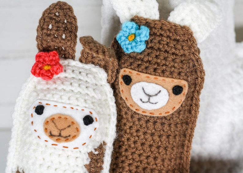 Crochet Mama Lllama Pattern, Crochet Llama Pattern , English PDF Download, Stuffed Animal Pattern image 2