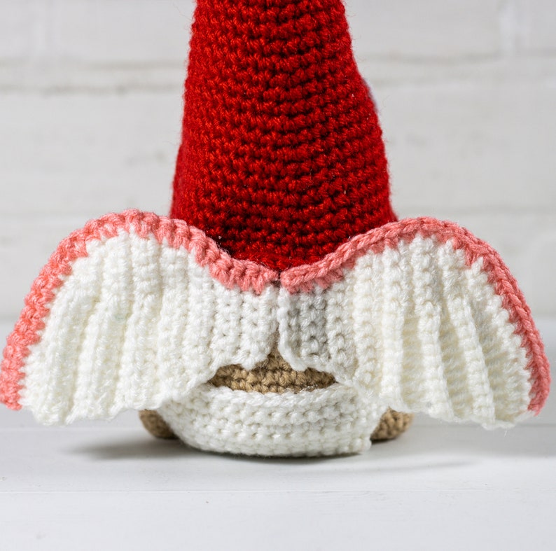 CROCHET PATTERN X Cupid Gnome, English PDF Download, Valentine's Day Gnome Pattern image 3