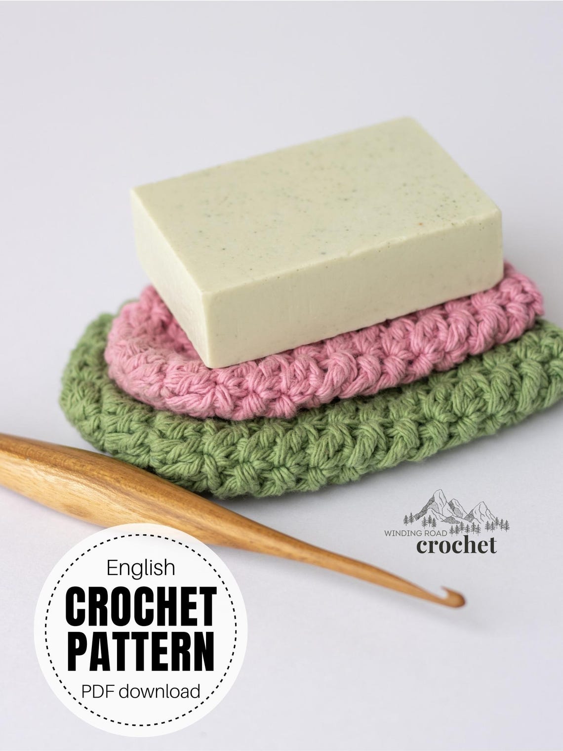 CROCHET PATTERN X Half Bath Mitt Crochet Pattern, English PDF Download ...