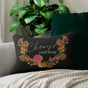 Custom Pet Pillow, Personalized Cottagecore Pet Pillow, Custom Dog Pillow, Personalized Dog Mom Gifts, Custom Pet Name Pillow, cottage decor