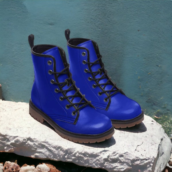 electric blue boots