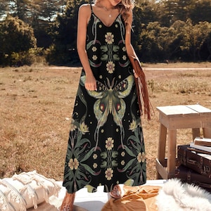 long black cotton maxi dress Lottie Pick Size:M july24 Albina Dyla - Classica crafted in cotton eyelet