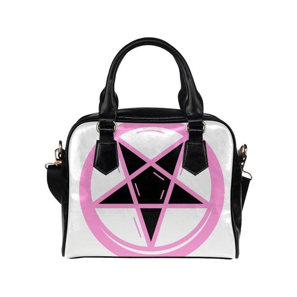 pentagram pink messenger bag