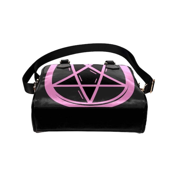Pastel Goth Purse Pink Black Pentagram Handbag Nu Goth Occult Symbol Kawaii Goth Alternative Girls Esoteric Symbolism Bag Etsy