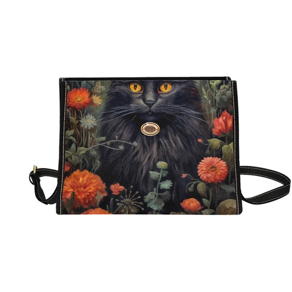 BLACK CAT HANDBAG with CHARM SET 黒猫ハンドバッグ チャーム