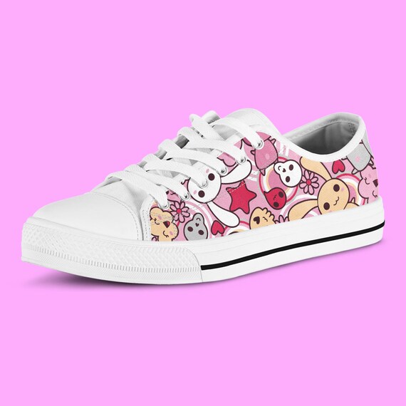 Kawaii Goth Bunny Sneaker Low Cute Shoes Kawaii Grunge Etsy