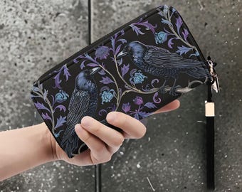 【✨貴重✨】GARNET CROW ケース Gothic Raven's Roost Handbag and Clutch Wallet Set, Vegan Leather