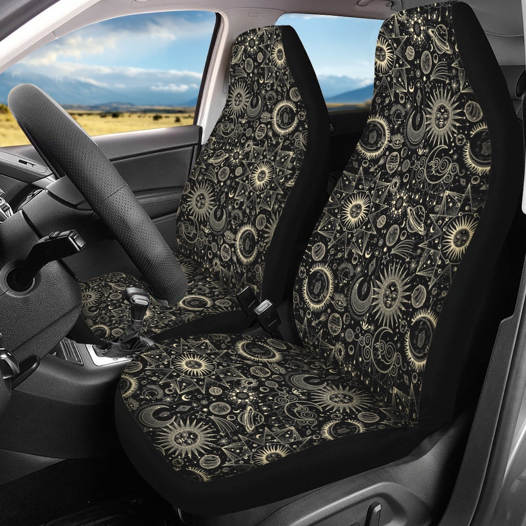 Celestial Pattern Print Pet Car Seat Cover