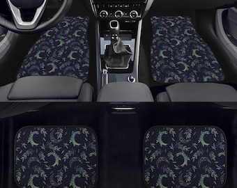Forest Witch Moon Car Mats Witchcore Car Mats Witchy Car Accessories Dark Nature Car Mats Mystical Moons Witchy Dark Academia Car Decor
