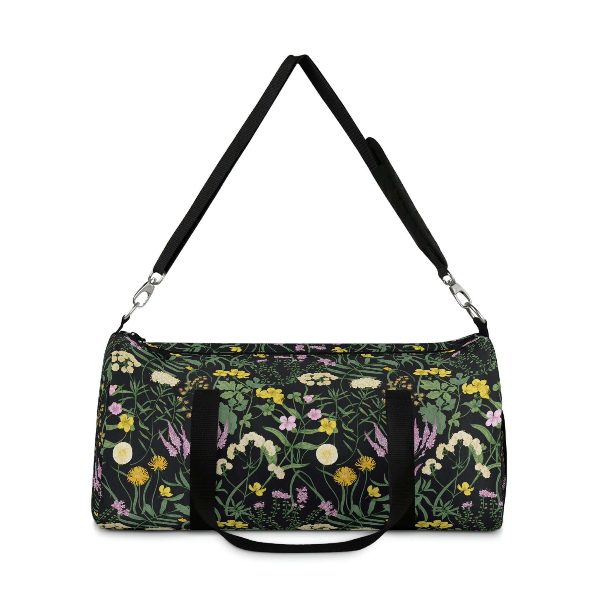 Cottagecore Wildflowers Duffel Bag Field Flowers Duffel Dark - Etsy