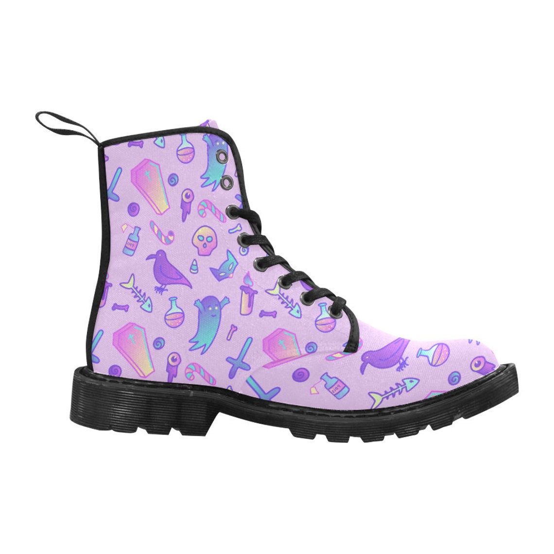 pastel goth boots